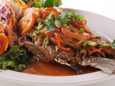 Tilapia-Tomato-Sauce Tilapia-Tomato-Sauce